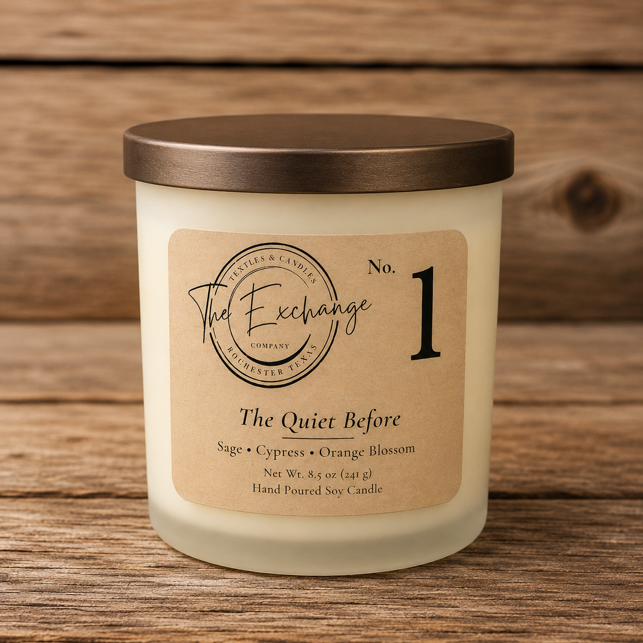 No. 1 -The Quiet Before | Soy Candle