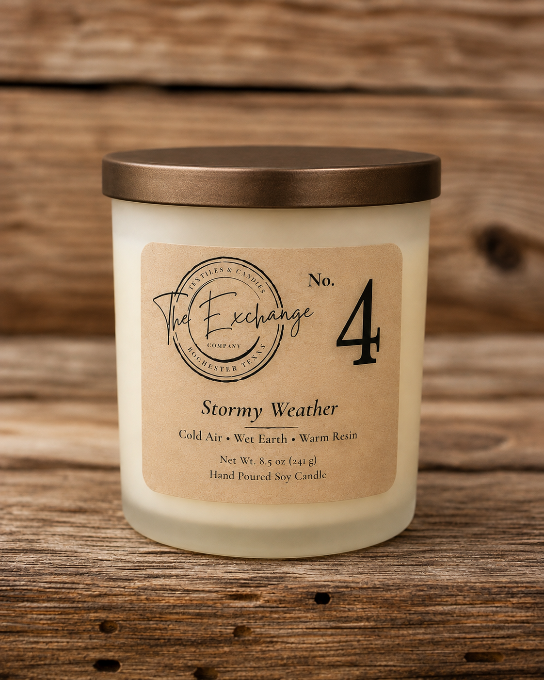 No. 4 - Stormy Weather | Soy candle