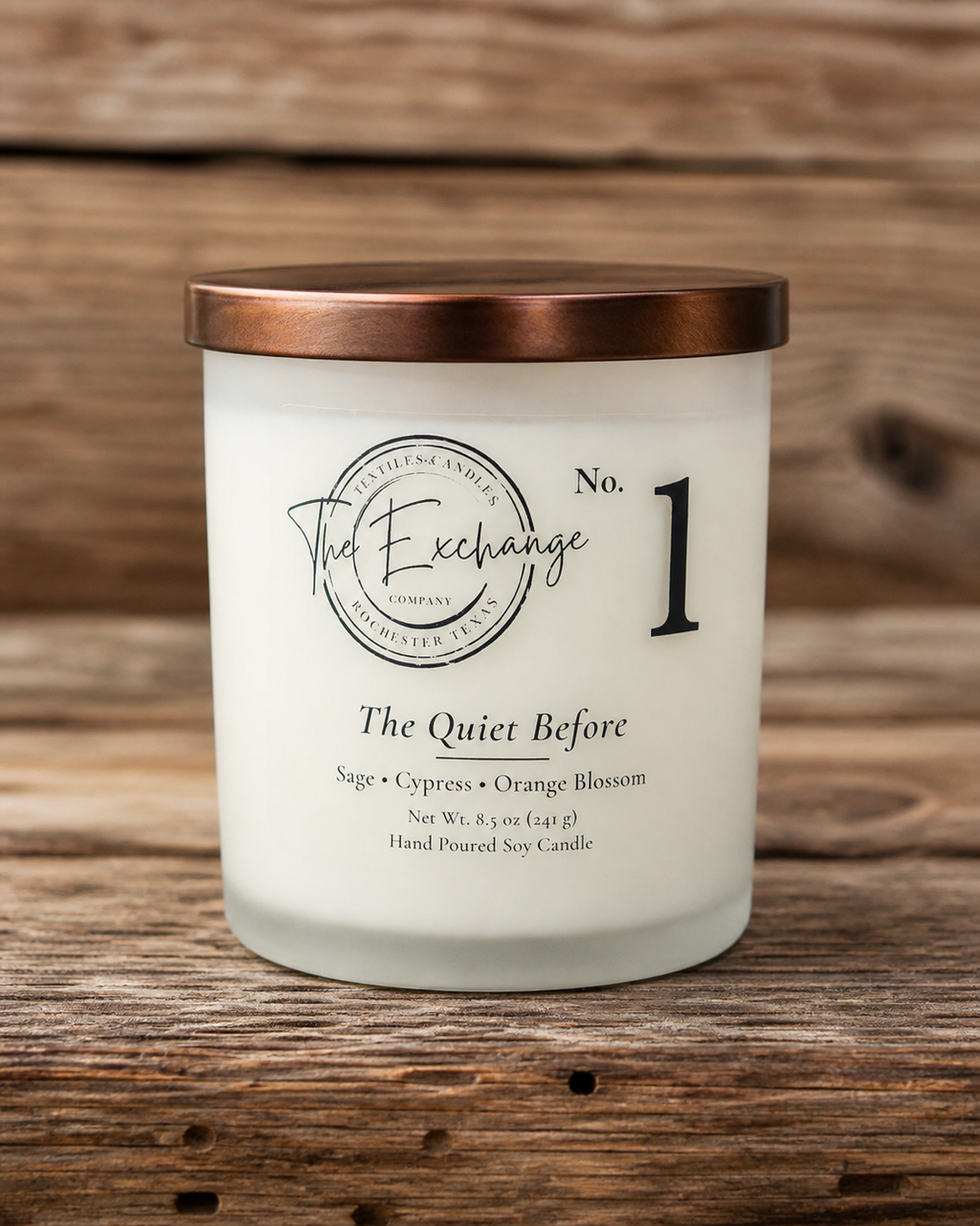 No. 1 -The Quiet Before | Soy Candle