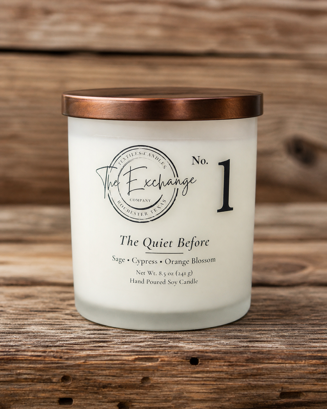 No. 1 -The Quiet Before | Soy Candle